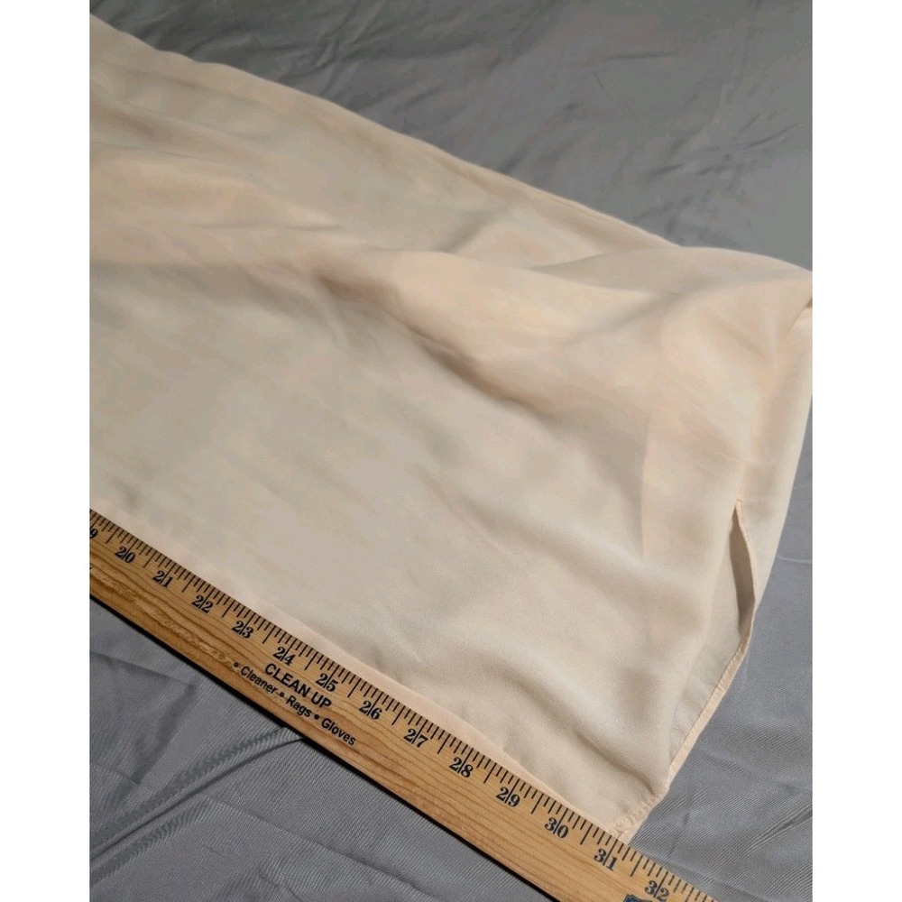 NWT Lulus Call For Me Faux Wrap Wide Leg Jumpsuit Gardenia Cream Size M - Picture 7 of 12